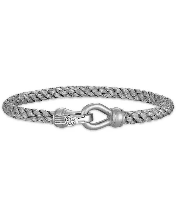 Плетеный черный нейлоновый браслет из черной IP-нержавеющей стали, созданный для Macy's Esquire Men'S Jewelry, silver-tone
Плетеный черный нейлоновый браслет из черной IP-нержавеющей стали, созданный для Macy's Esquire Men'S Jewelry, silver-tone