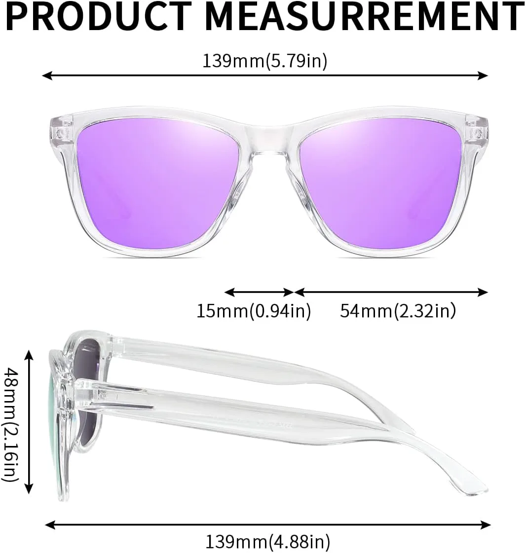 Поляризованные солнцезащитные очки Dollger для мужчин и женщин, ретро-классические солнцезащитные очки с защитой UV400, A29:3 Packs(brown+purple+rose Gold)
Поляризованные солнцезащитные очки Dollger для мужчин и женщин, ретро-классические солнцезащитные очки с защитой UV400, A29:3 Packs(brown+purple+rose Gold)