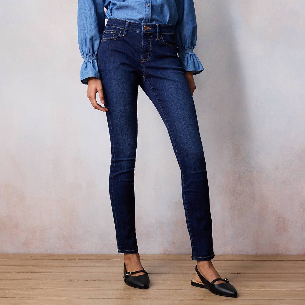 Женские джинсы скинни LC Lauren Conrad со средней посадкой и 5 карманами, цвет Ada Wash
Женские джинсы скинни LC Lauren Conrad со средней посадкой и 5 карманами, цвет Ada Wash