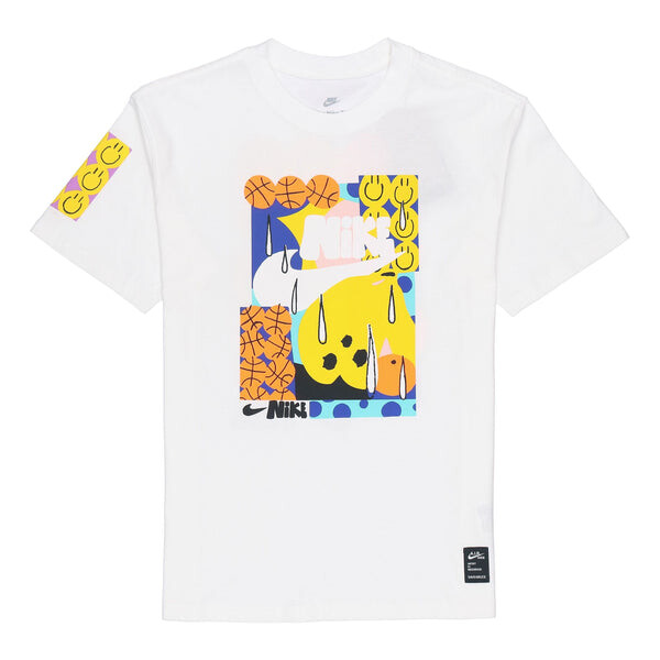 Футболка Nike Smiling Face Basketball Pattern Printing Breathable Sports Short Sleeve White, мультиколор
Футболка Nike Smiling Face Basketball Pattern Printing Breathable Sports Short Sleeve White, мультиколор