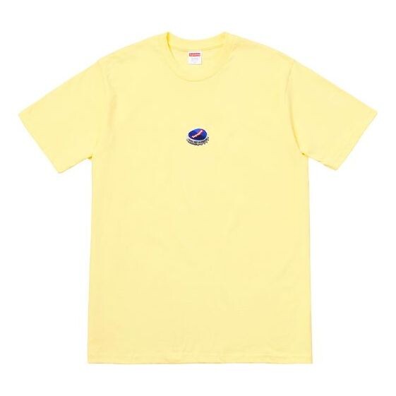 Футболка Supreme FW18 Bottle Cap Tee Pale Yellow Logo Tee, желтый
Футболка Supreme FW18 Bottle Cap Tee Pale Yellow Logo Tee, желтый