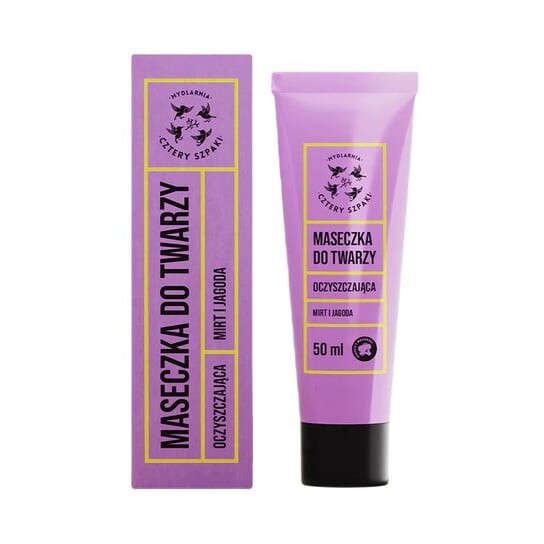 Очищающая маска для лица «Мирт и черника» 50мл, Mydlarnia Cztery Szpaki
Очищающая маска для лица «Мирт и черника» 50мл, Mydlarnia Cztery Szpaki