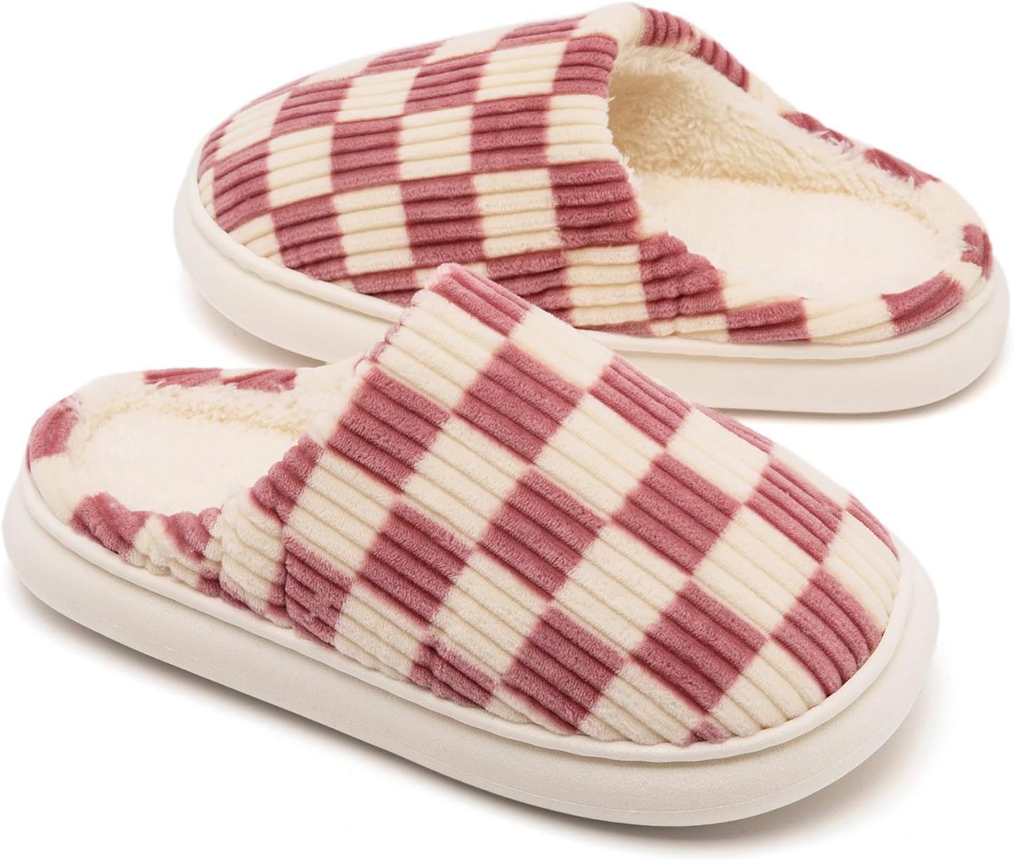 Домашние тапочки Yueerlu для женщин и мужчин, мягкие клетчатые тапочки для мужчин и женщин с теплой подошвой из мемори-пены, для дома и улицы с подкладкой из искусственного меха, розовый
Домашние тапочки Yueerlu для женщин и мужчин, мягкие клетчатые тапочки для мужчин и женщин с теплой подошвой из мемори-пены, для дома и улицы с подкладкой из искусственного меха, розовый