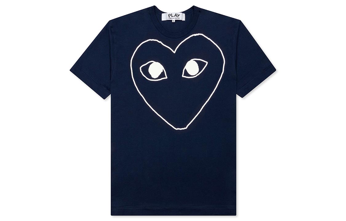 CDG Play Футболка Comme Des Garcons Play с белым контурным сердцем
CDG Play Футболка Comme Des Garcons Play с белым контурным сердцем