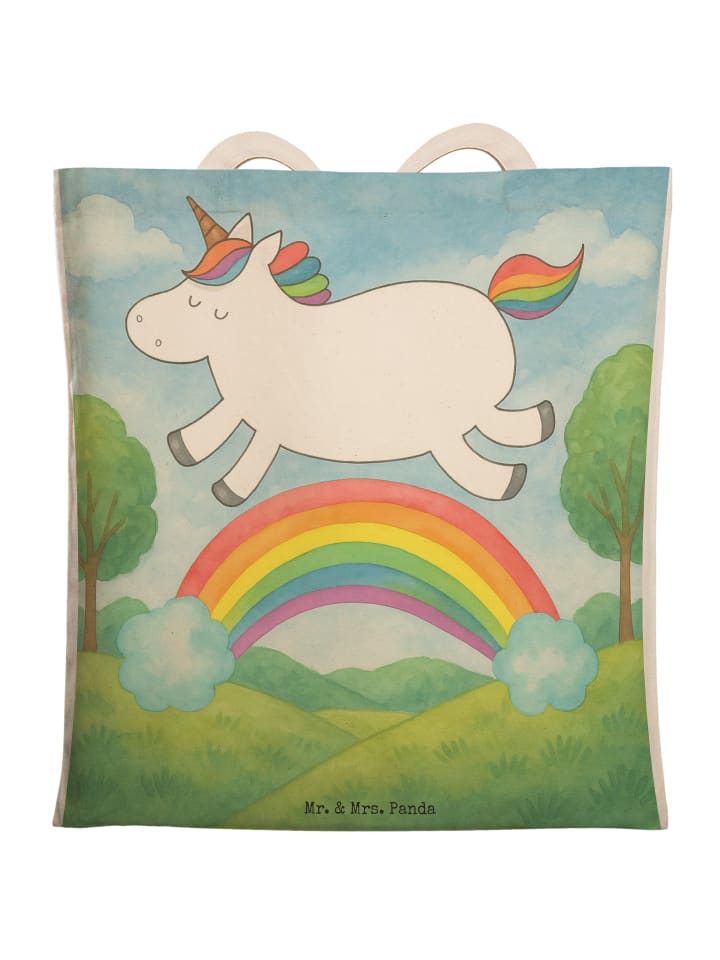 Mr. & Mrs. Panda Сумка-шоппер с изображением единорога и радуги, без слогана, белого цвета
Mr. & Mrs. Panda Сумка-шоппер с изображением единорога и радуги, без слогана, белого цвета
