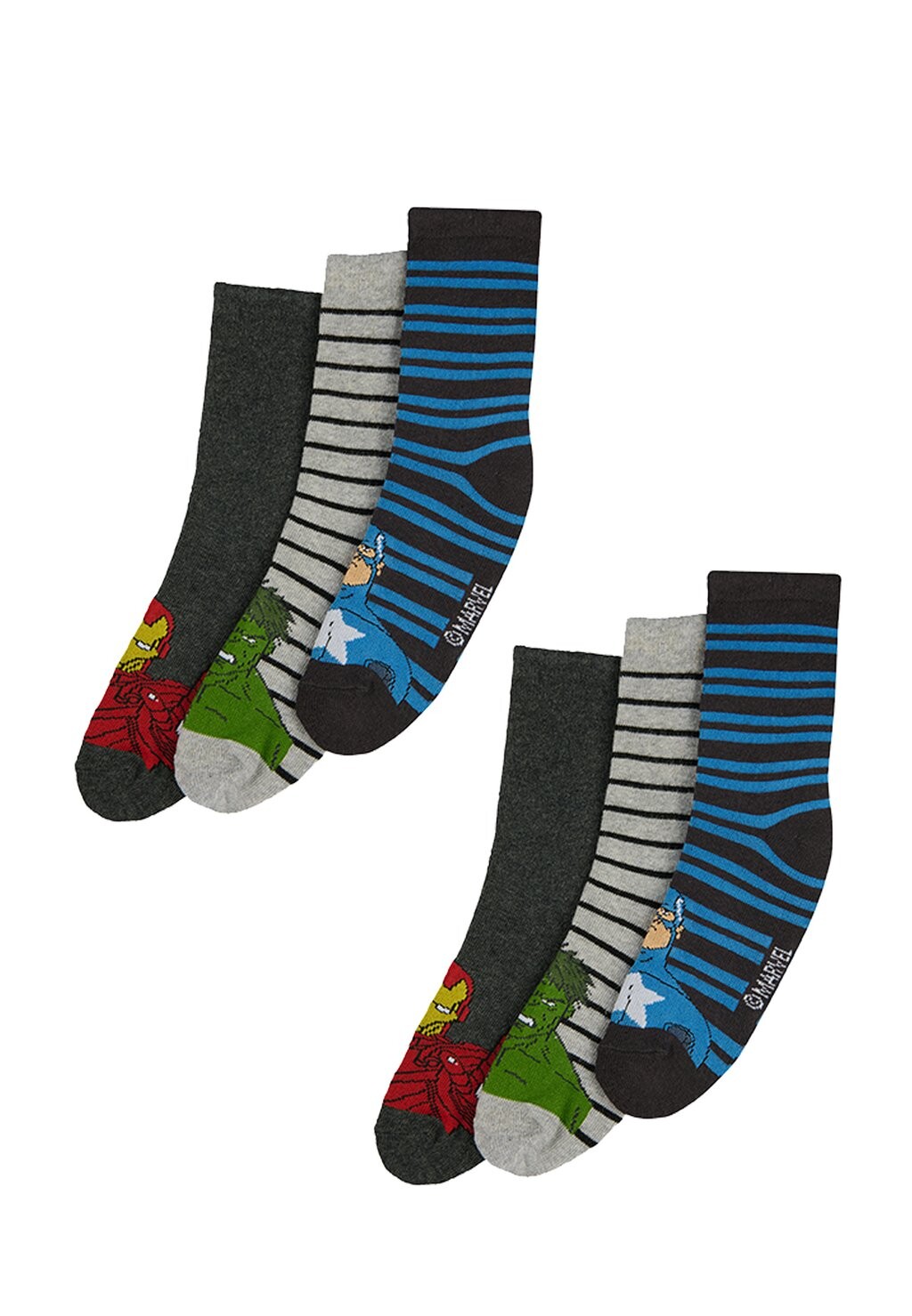 Носки AVENGERS PACK OF 6 Avengers, разноцветный
Носки AVENGERS PACK OF 6 Avengers, разноцветный