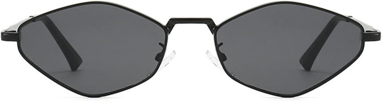 Willochra Популярные модные солнцезащитные очки в форме многоугольника и ромба для женщин, в стиле ретро-панк, модные мужские металлические очки «кошачий глаз», солнцезащитные очки UV400, Black
Willochra Популярные модные солнцезащитные очки в форме многоугольника и ромба для женщин, в стиле ретро-панк, модные мужские металлические очки «кошачий глаз», солнцезащитные очки UV400, Black