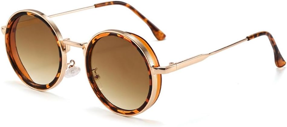 Солнцезащитные очки UV400 - Металлические панк-очки с круглым оправой и градиентным покрытием, подходят для женщин и мужчин, для бега и занятий спортом на открытом воздухе UYPTK, Leoaprd-brown
Солнцезащитные очки UV400 - Металлические панк-очки с круглым оправой и градиентным покрытием, подходят для женщин и мужчин, для бега и занятий спортом на открытом воздухе UYPTK, Leoaprd-brown