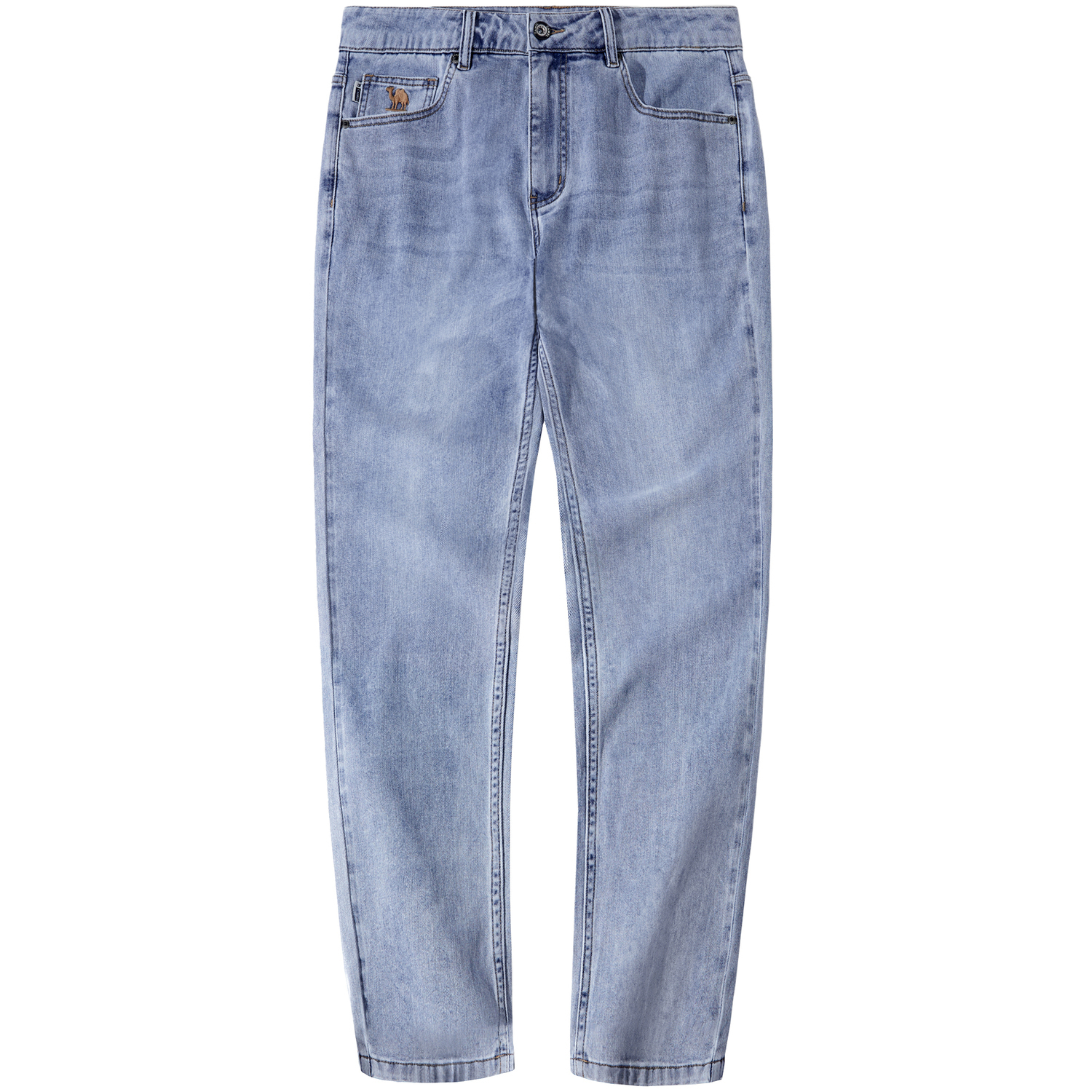 Мужские джинсы, брюки прямого кроя средней жесткости Camel, светлый синий
Мужские джинсы, брюки прямого кроя средней жесткости Camel, светлый синий