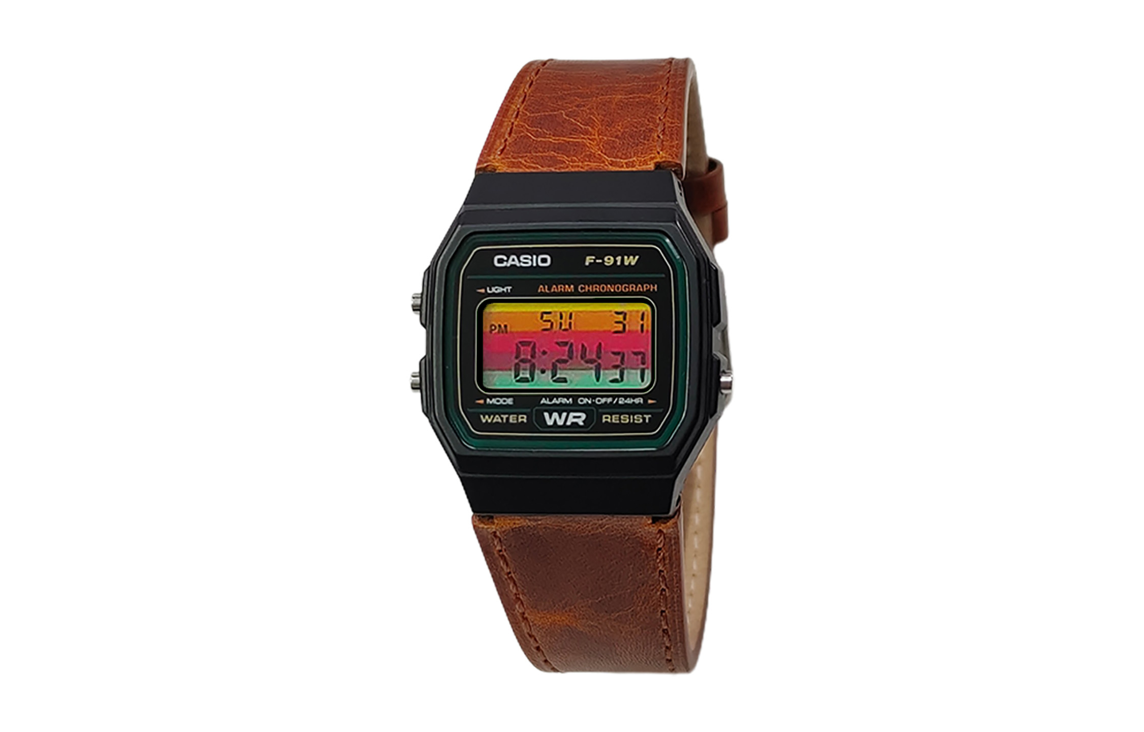 CASIO Мужские часы Retrofit Series с кварцевым механизмом и ремешком из натуральной кожи, черный циферблат
CASIO Мужские часы Retrofit Series с кварцевым механизмом и ремешком из натуральной кожи, черный циферблат
