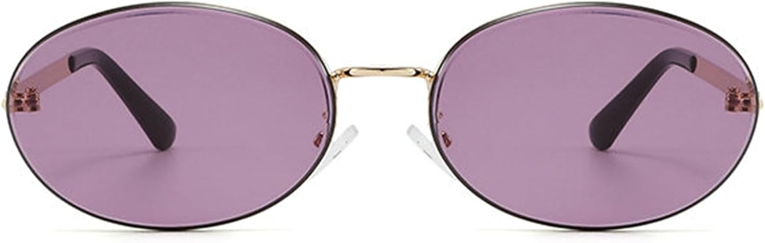 Женские солнцезащитные очки Helena Fashion без оправы овальной формы, роскошная металлическая оправа 90-х годов, мужские классические винтажные круглые очки с защитой от УФ-излучения UV400, C4
Женские солнцезащитные очки Helena Fashion без оправы овальной формы, роскошная металлическая оправа 90-х годов, мужские классические винтажные круглые очки с защитой от УФ-излучения UV400, C4