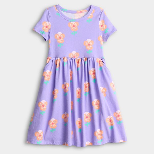 Платье с коротким рукавом для девочки Jumping Beans, Purple Simple Pansy
Платье с коротким рукавом для девочки Jumping Beans, Purple Simple Pansy