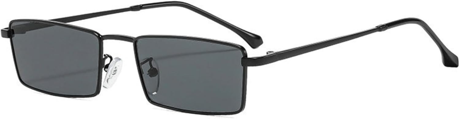 Солнцезащитные очки Willochra в винтажном прямоугольном стиле для женщин, модные маленькие квадратные солнцезащитные очки в стиле ретро с узкой золотой оправой и черными элементами в стиле панк, C1
Солнцезащитные очки Willochra в винтажном прямоугольном стиле для женщин, модные маленькие квадратные солнцезащитные очки в стиле ретро с узкой золотой оправой и черными элементами в стиле панк, C1