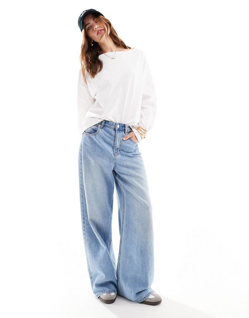 ASOS DESIGN — белая хлопковая футболка с воротником «лодочка» и длинными рукавами
ASOS DESIGN — белая хлопковая футболка с воротником «лодочка» и длинными рукавами