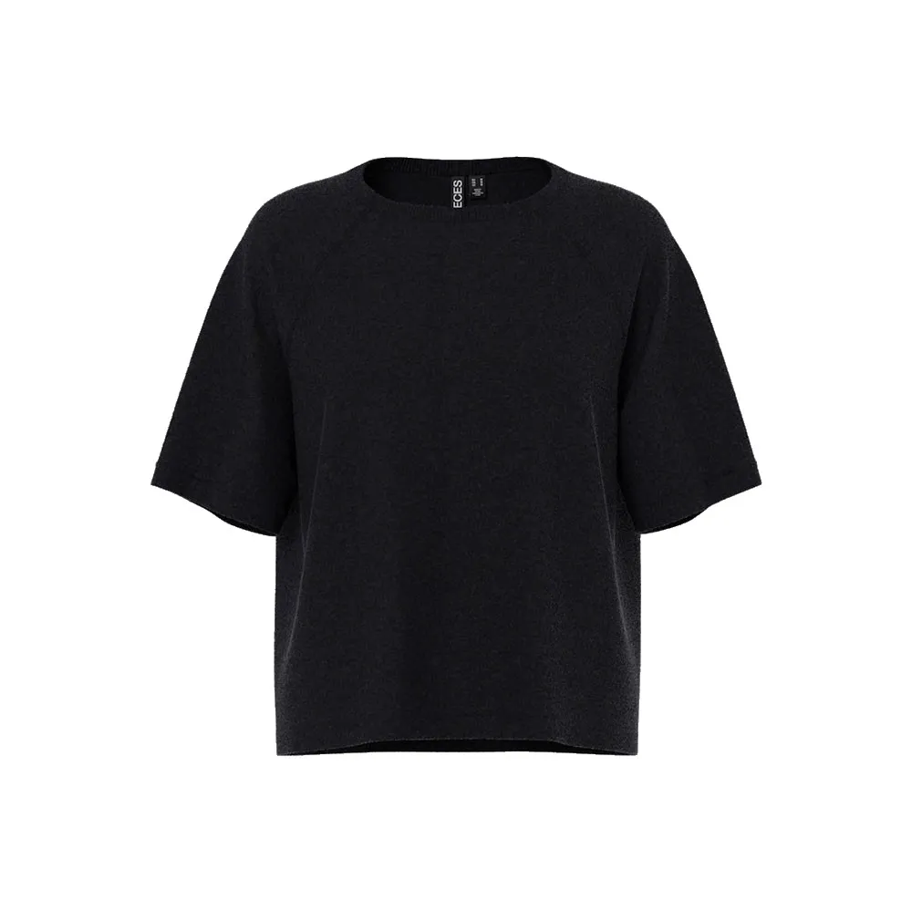 Свитер Pieces Bree short sleeve, черный 
Свитер Pieces Bree short sleeve, черный