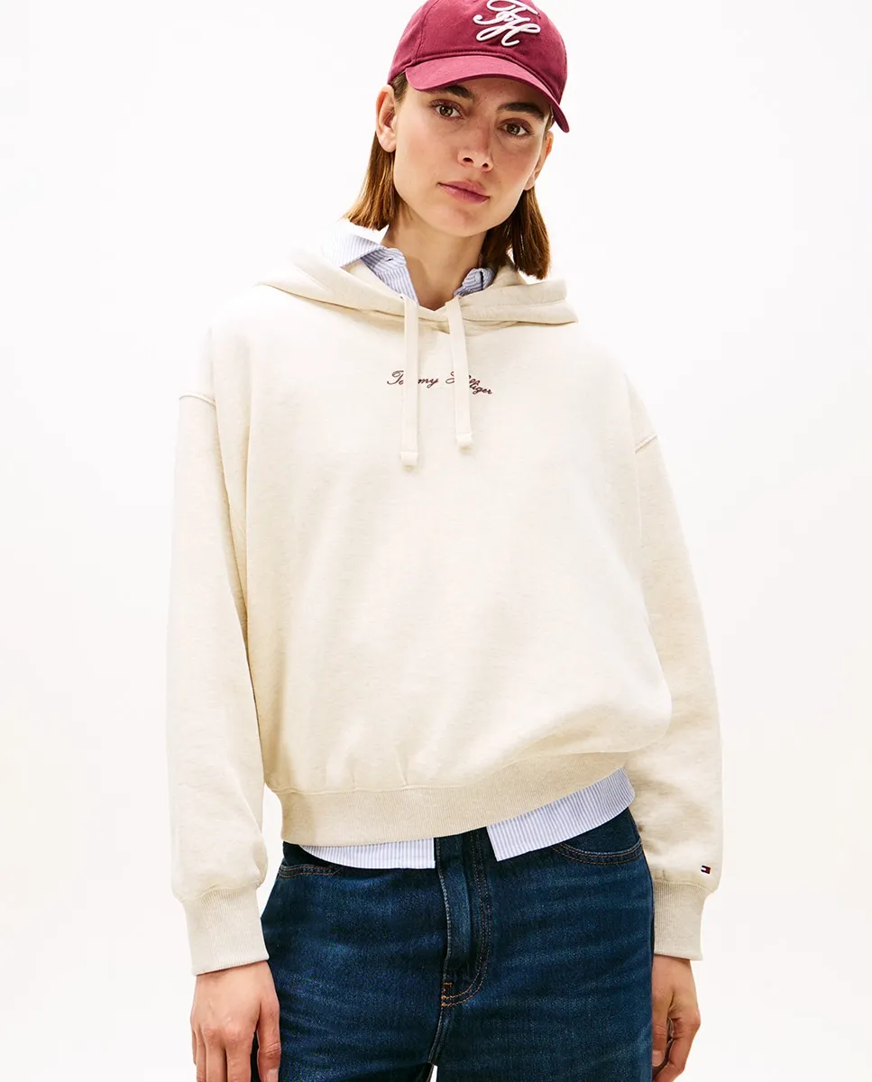 Женская толстовка с капюшоном и резиновым логотипом Tommy Hilfiger, кремовый
Женская толстовка с капюшоном и резиновым логотипом Tommy Hilfiger, кремовый