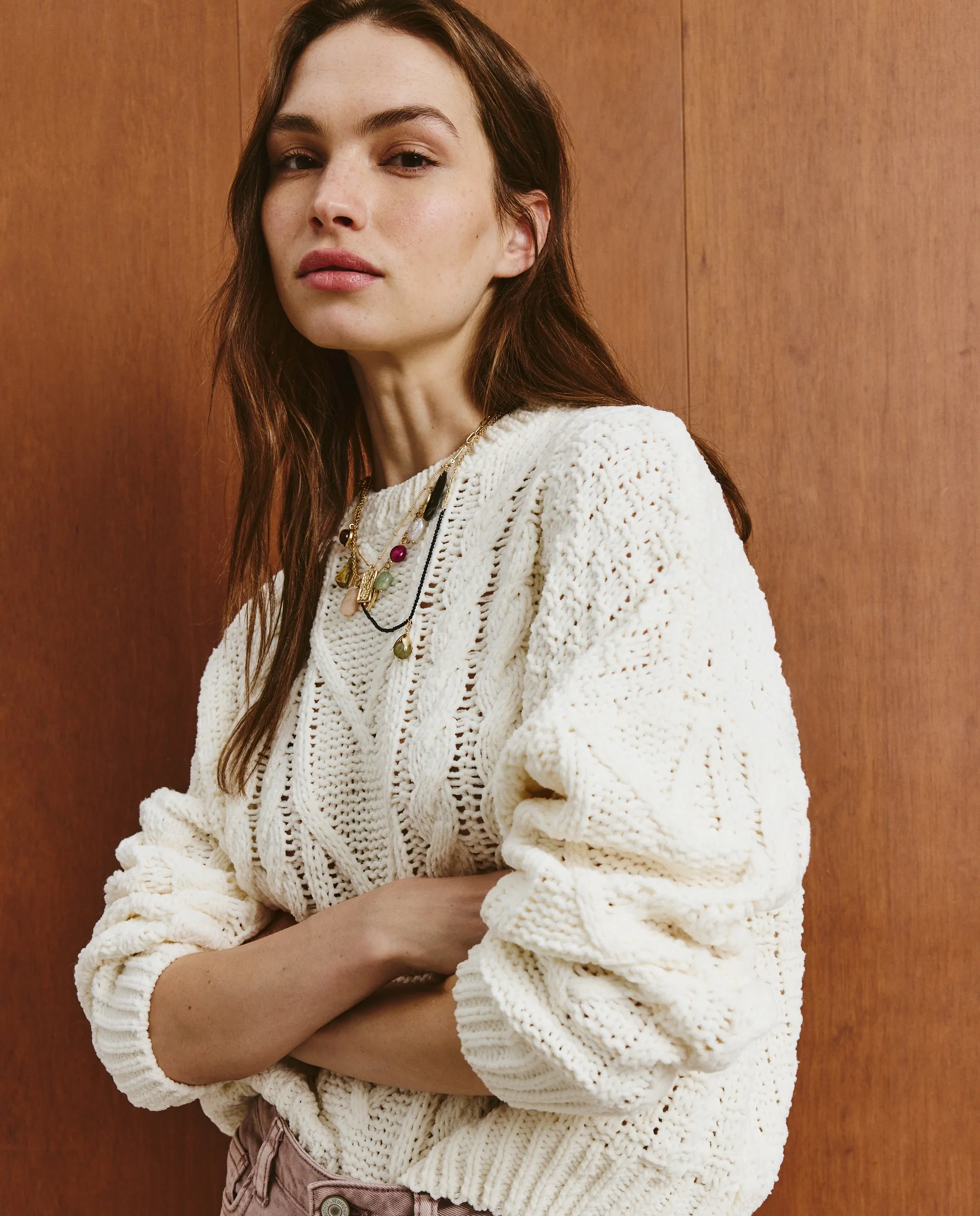 Женский однотонный свитер из полиэстера Southern Cotton, песочный
Женский однотонный свитер из полиэстера Southern Cotton, песочный