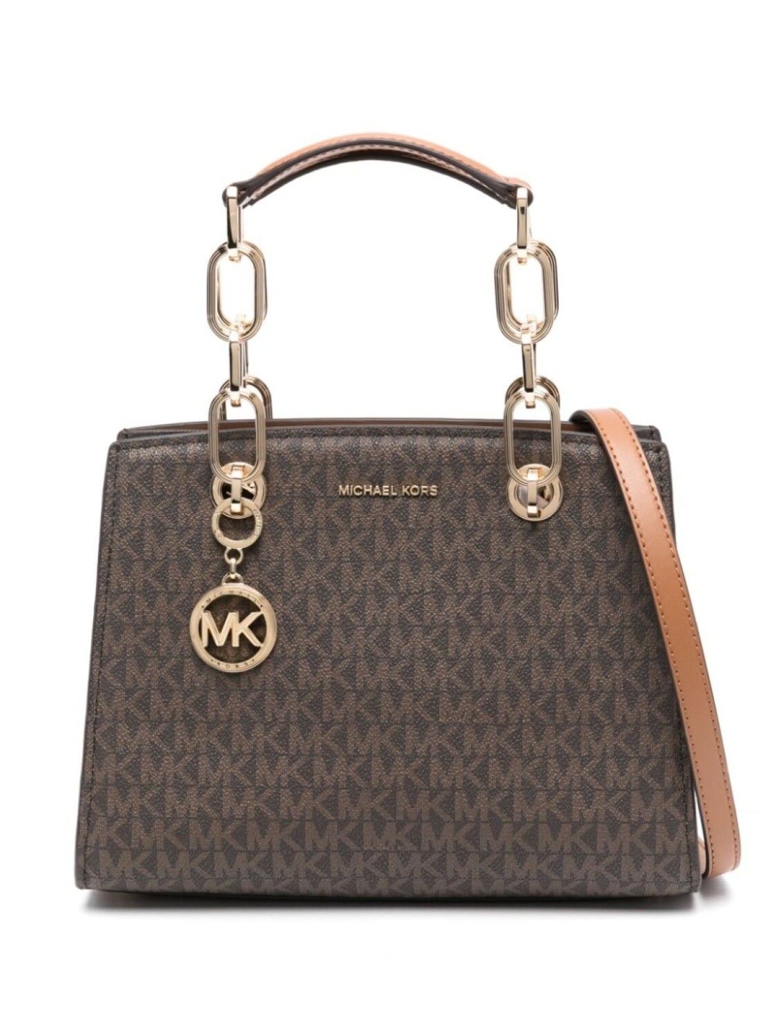 Michael Michael Kors маленькая сумка-тоут Cynthia, коричневый
Michael Michael Kors маленькая сумка-тоут Cynthia, коричневый