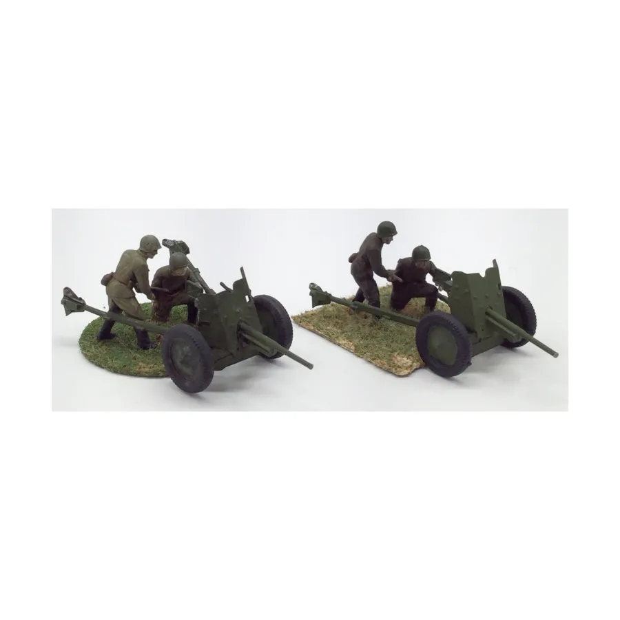 45-мм противотанковые пушки с расчетом №1, Miscellaneous Historical Miniatures - WWII - Soviet Union 1938-1942 - Loose Miniatures (1/100)
45-мм противотанковые пушки с расчетом №1, Miscellaneous Historical Miniatures - WWII - Soviet Union 1938-1942 - Loose Miniatures (1/100)