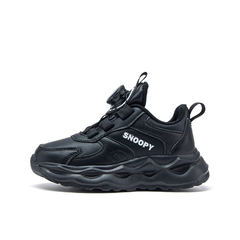 Амортизация, устойчивость к истиранию и упругие свойства Низкие детские кроссовки для бега Черные детские SNOOPY
Амортизация, устойчивость к истиранию и упругие свойства Низкие детские кроссовки для бега Черные детские SNOOPY