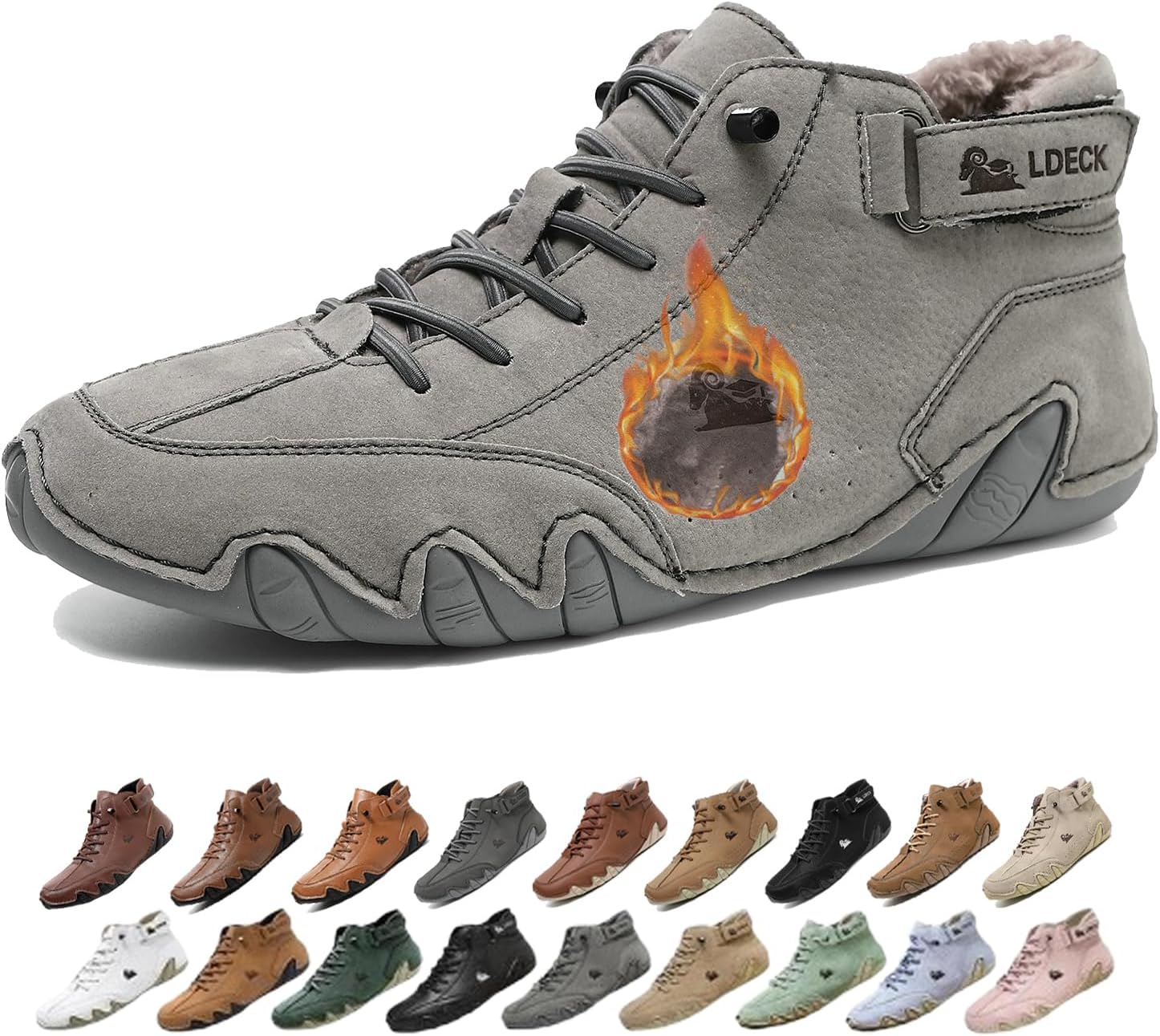 Мужские водонепроницаемые зимние снежные ботинки с ортопедической поддержкой: легкие противоскользящие походные ботинки с теплой дышащей подкладкой для комфорта при ходьбе в холодную погоду весь день Generic, серый
Мужские водонепроницаемые зимние снежные ботинки с ортопедической поддержкой: легкие противоскользящие походные ботинки с теплой дышащей подкладкой для комфорта при ходьбе в холодную погоду весь день Generic, серый
