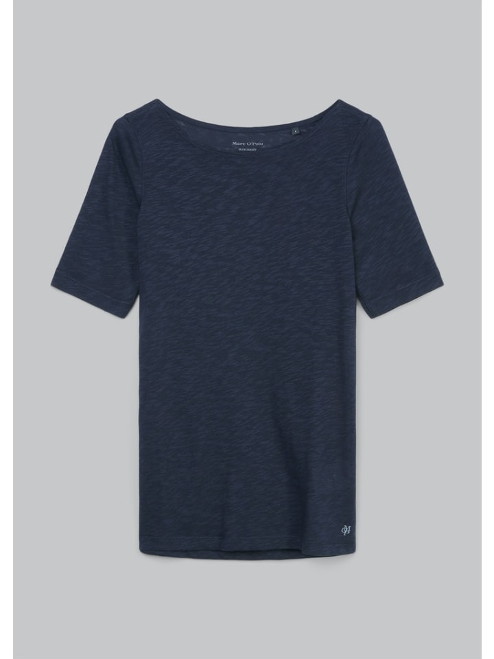 Футболка из толстого джерси, обычная, синего цвета Marc O'Polo
Футболка из толстого джерси, обычная, синего цвета Marc O'Polo