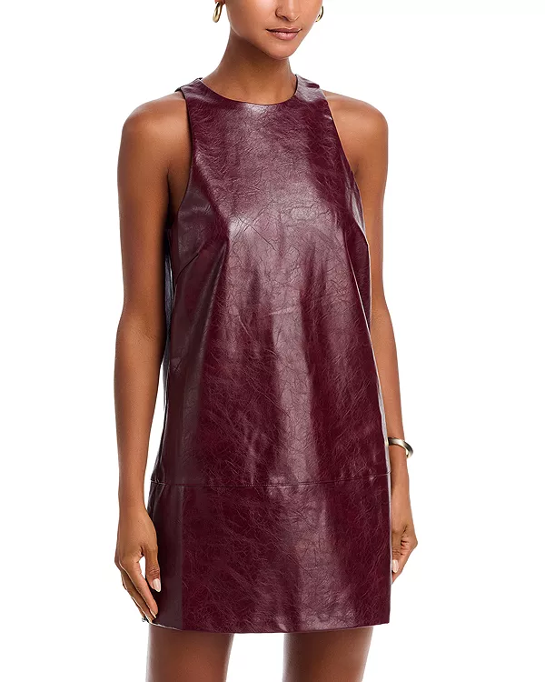 Мини-Платье без рукавов из искусственной кожи - эксклюзив Aqua, красный
Мини-Платье без рукавов из искусственной кожи - эксклюзив Aqua, красный