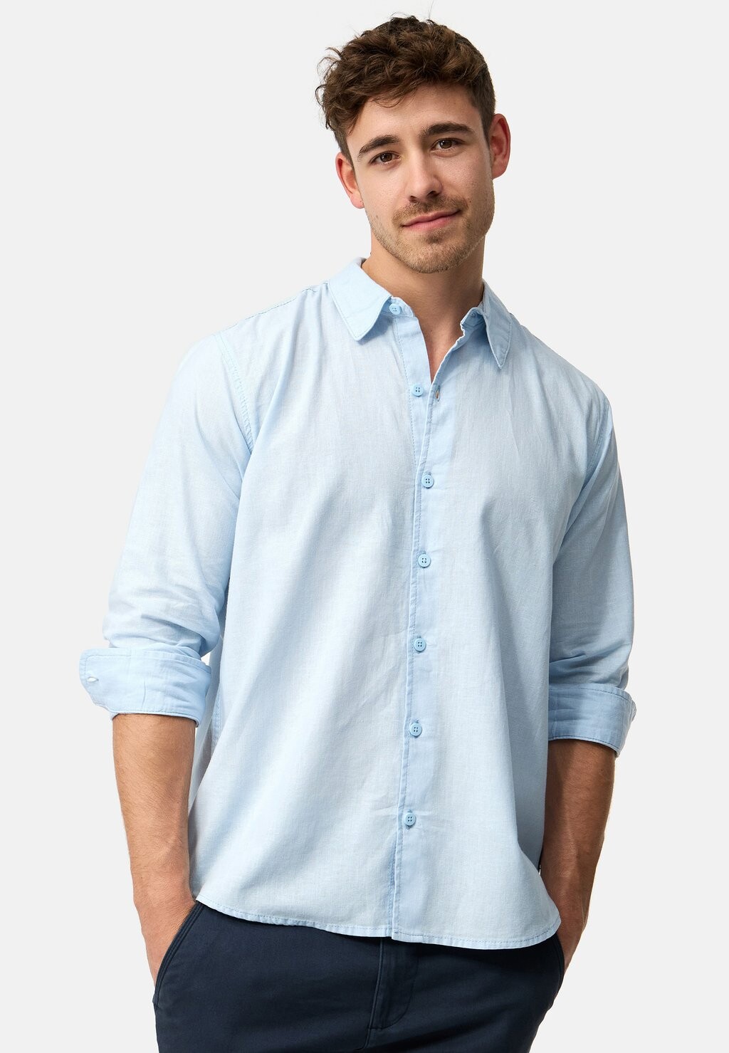 Рубашка LANGARM INSVILLE INDICODE JEANS, светло-голубой
Рубашка LANGARM INSVILLE INDICODE JEANS, светло-голубой