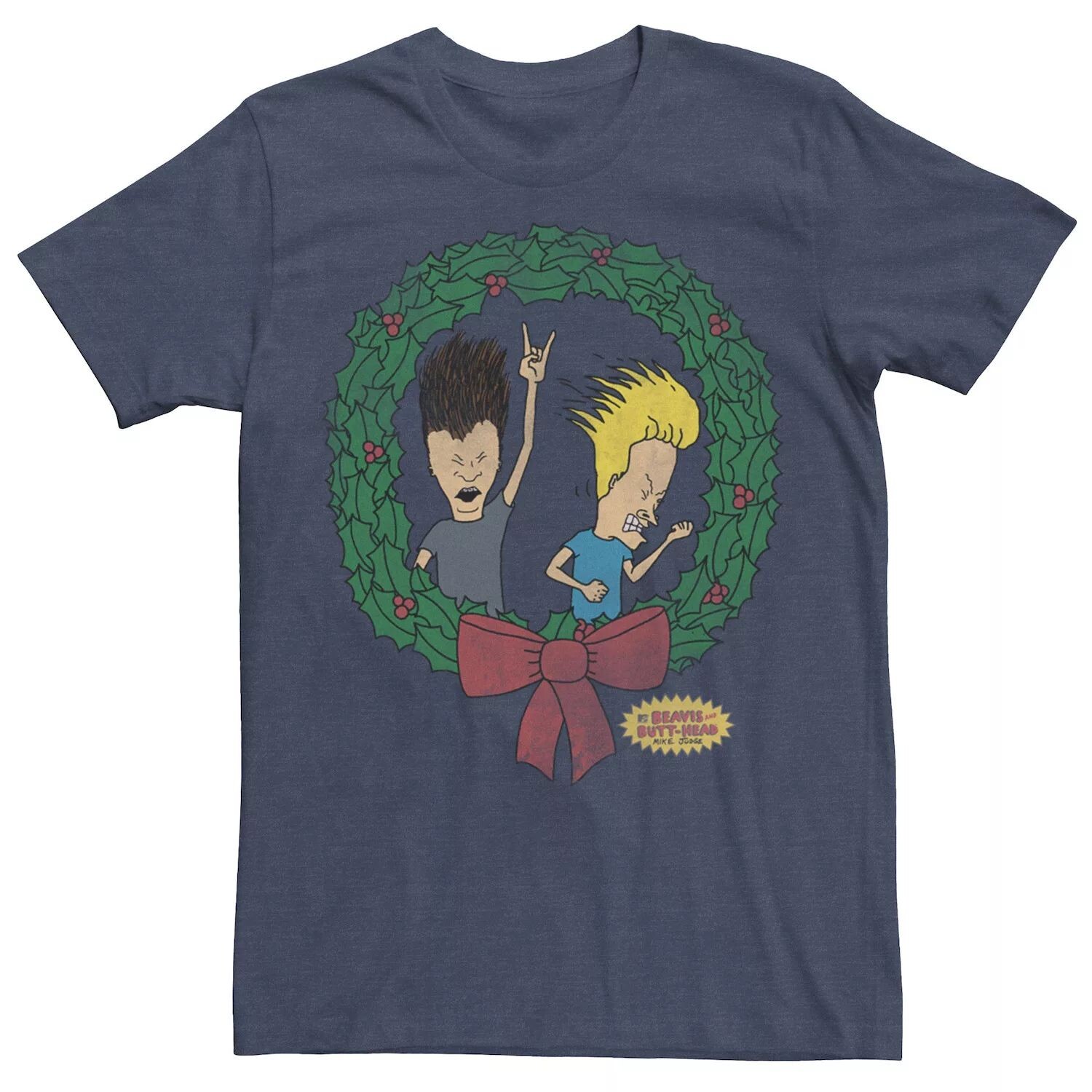 Мужская футболка Beavis and Butthead Rock On Christmas Wreath Licensed Character
Мужская футболка Beavis and Butthead Rock On Christmas Wreath Licensed Character
