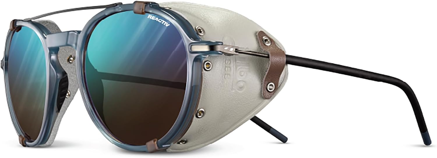 Очки Julbo Legacy Glacier для мужчин и женщин со съемными боковыми щитками для походов, снега/бликов - 100% защита от УФ-излучения, Blue / Gray Frame - Light Brown W/ Blue Mirror Lens (Reactiv 2-4)
Очки Julbo Legacy Glacier для мужчин и женщин со съемными боковыми щитками для походов, снега/бликов - 100% защита от УФ-излучения, Blue / Gray Frame - Light Brown W/ Blue Mirror Lens (Reactiv 2-4)