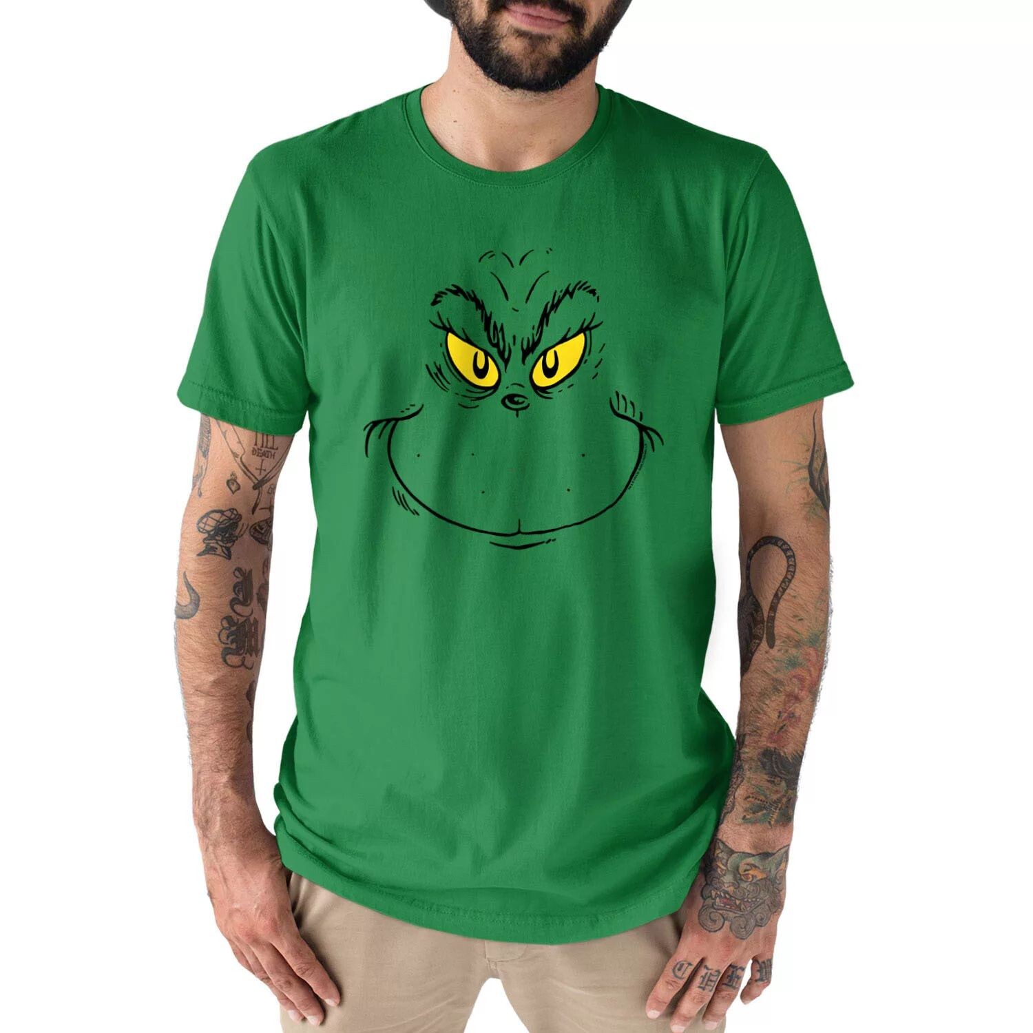 Мужская футболка Dr. Seuss The Grinch Face Licensed Character
Мужская футболка Dr. Seuss The Grinch Face Licensed Character