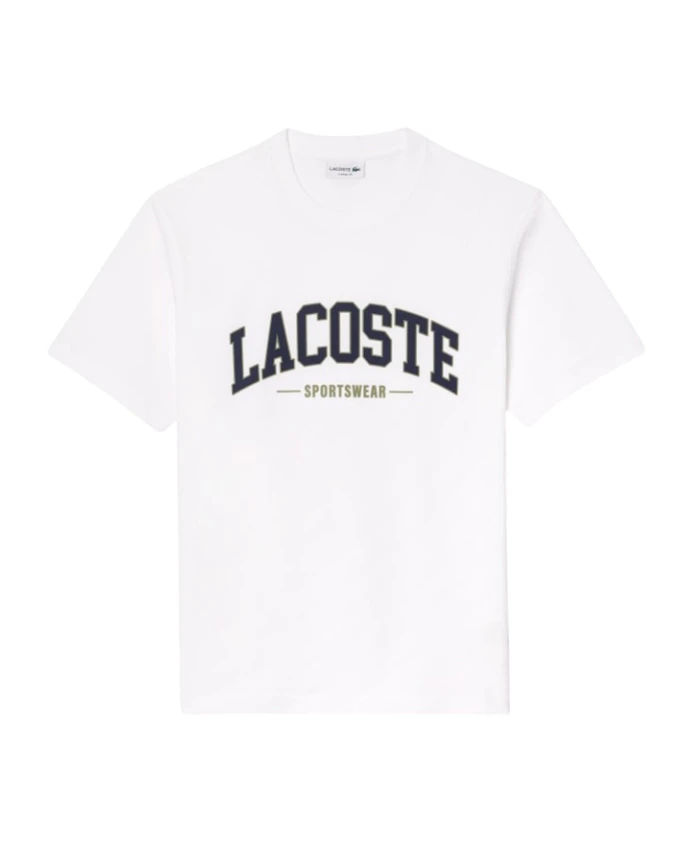 Белая мужская футболка Lacoste, белый
Белая мужская футболка Lacoste, белый