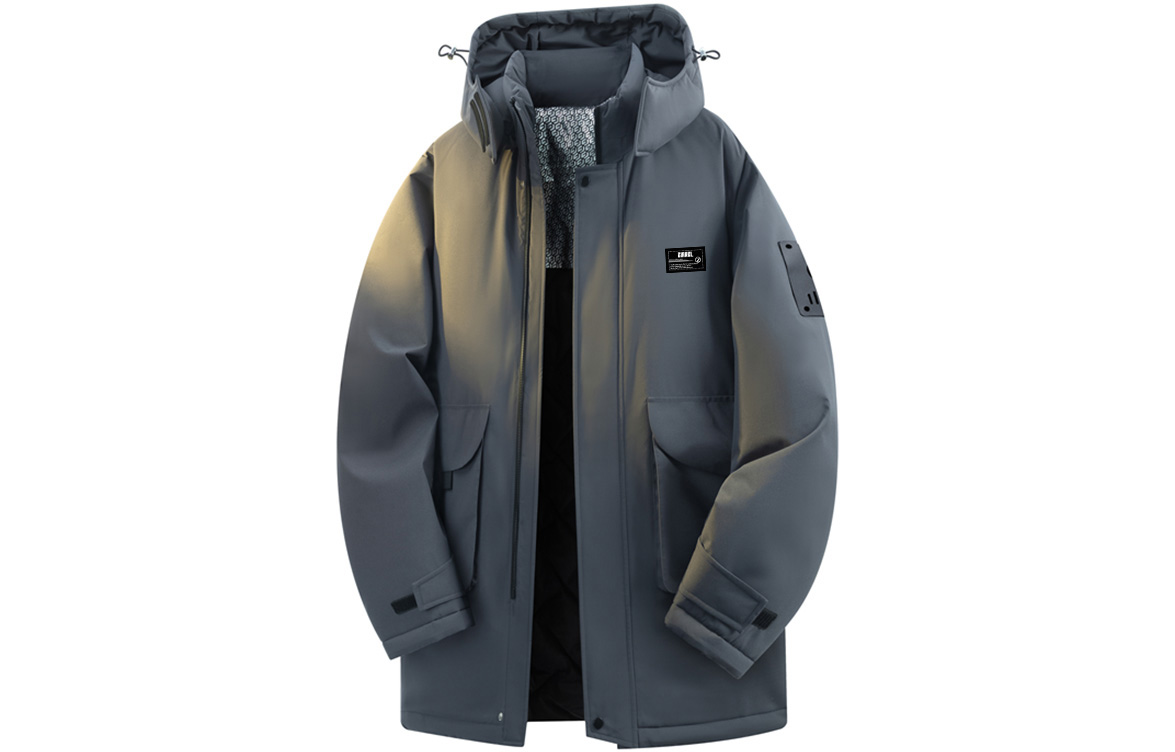 Пуховик Unisex с отстегивающимся капюшоном утепленная парка ZIAREL, iron серый
Пуховик Unisex с отстегивающимся капюшоном утепленная парка ZIAREL, iron серый