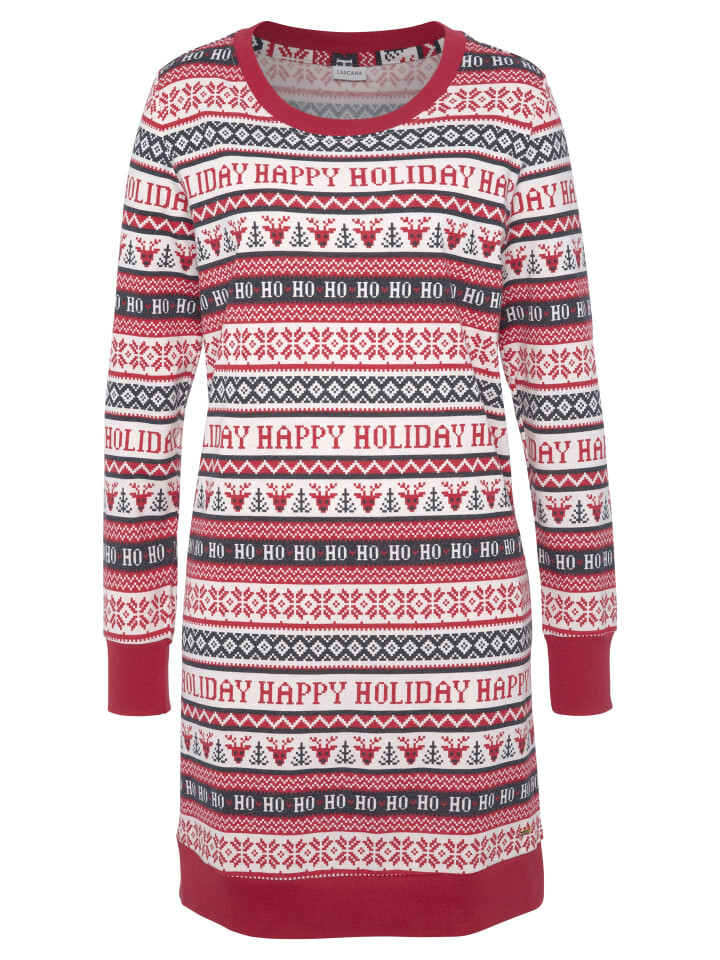 Ночная рубашка LASCANA, цвет rot gemustert
Ночная рубашка LASCANA, цвет rot gemustert