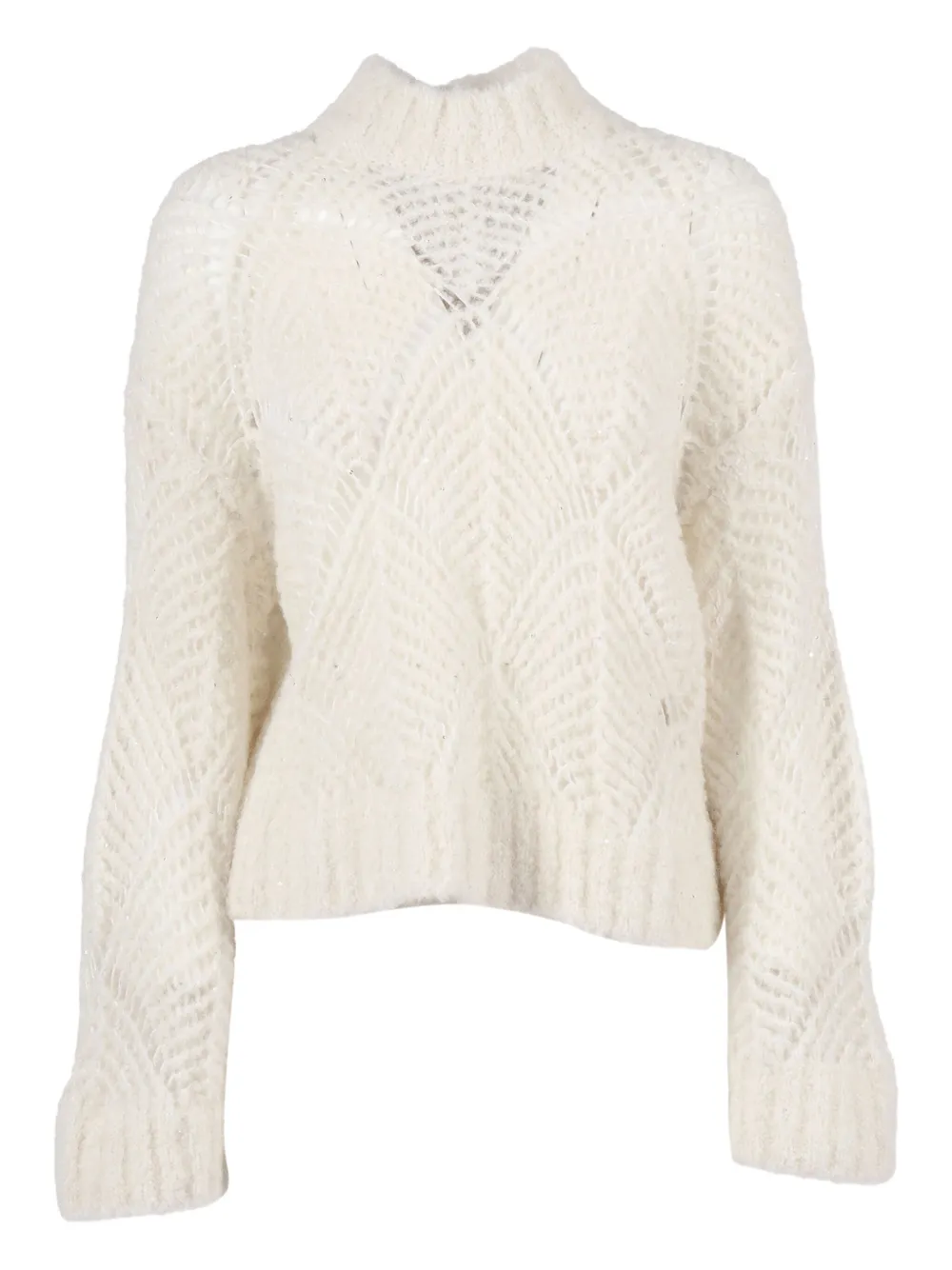 Ажурный свитер Antonelli, нейтральный
Ажурный свитер Antonelli, нейтральный