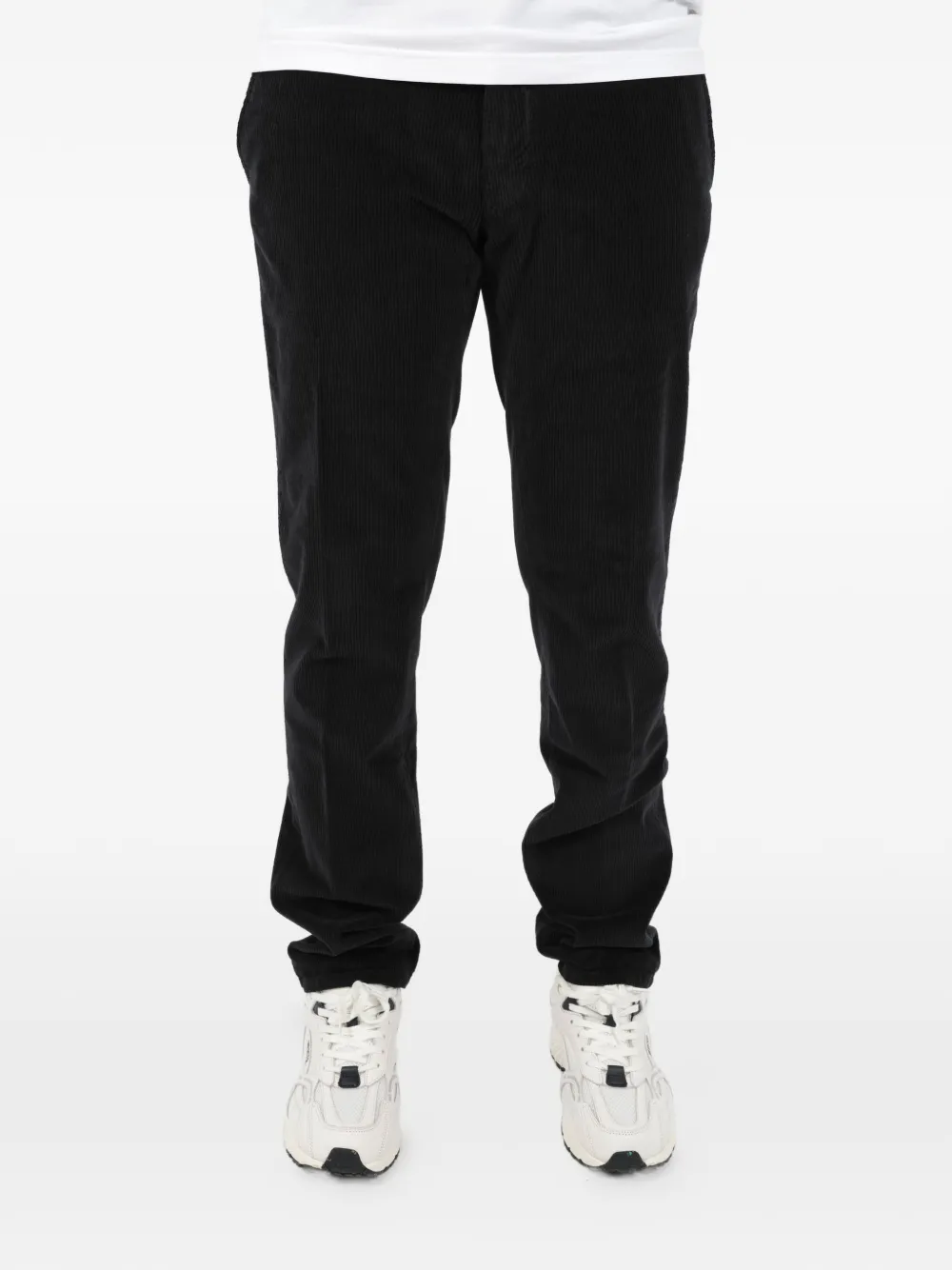 Вельветовые брюки из шерсти Incotex, черный
Вельветовые брюки из шерсти Incotex, черный