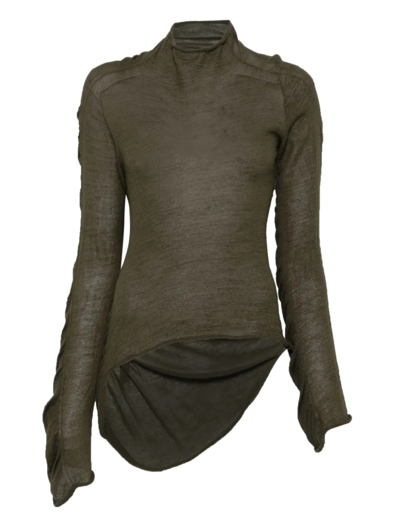Блузка Issey Miyake wool top, зеленый 
Блузка Issey Miyake wool top, зеленый