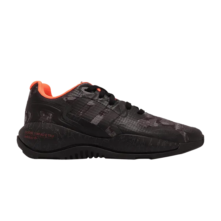 Кроссовки ZX Alkyne 'Core Black Orange', черный 
Кроссовки ZX Alkyne 'Core Black Orange', черный