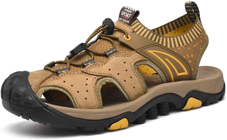 Мужские сандалии Asifn с закрытым носком для активного отдыха на открытом воздухе, пляжная обувь, легкие и удобные рыбацкие сандалии для походов и повседневной носки, хаки
Мужские сандалии Asifn с закрытым носком для активного отдыха на открытом воздухе, пляжная обувь, легкие и удобные рыбацкие сандалии для походов и повседневной носки, хаки