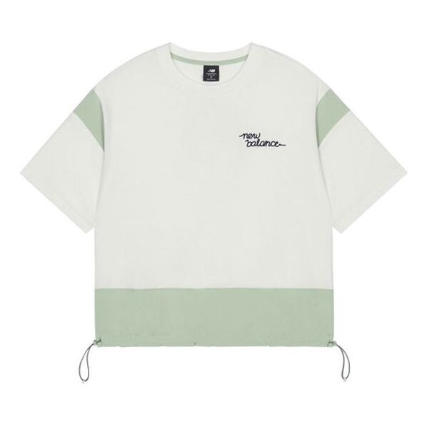 Футболка цветные свободные с круглым вырезом пуловер с коротким рукавом New Balance, белый
Футболка цветные свободные с круглым вырезом пуловер с коротким рукавом New Balance, белый