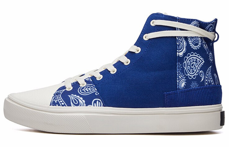 Мужские парусиновые туфли с высоким берцем, темно-синие/огненно-красные Fila Fusion 
Мужские парусиновые туфли с высоким берцем, темно-синие/огненно-красные Fila Fusion