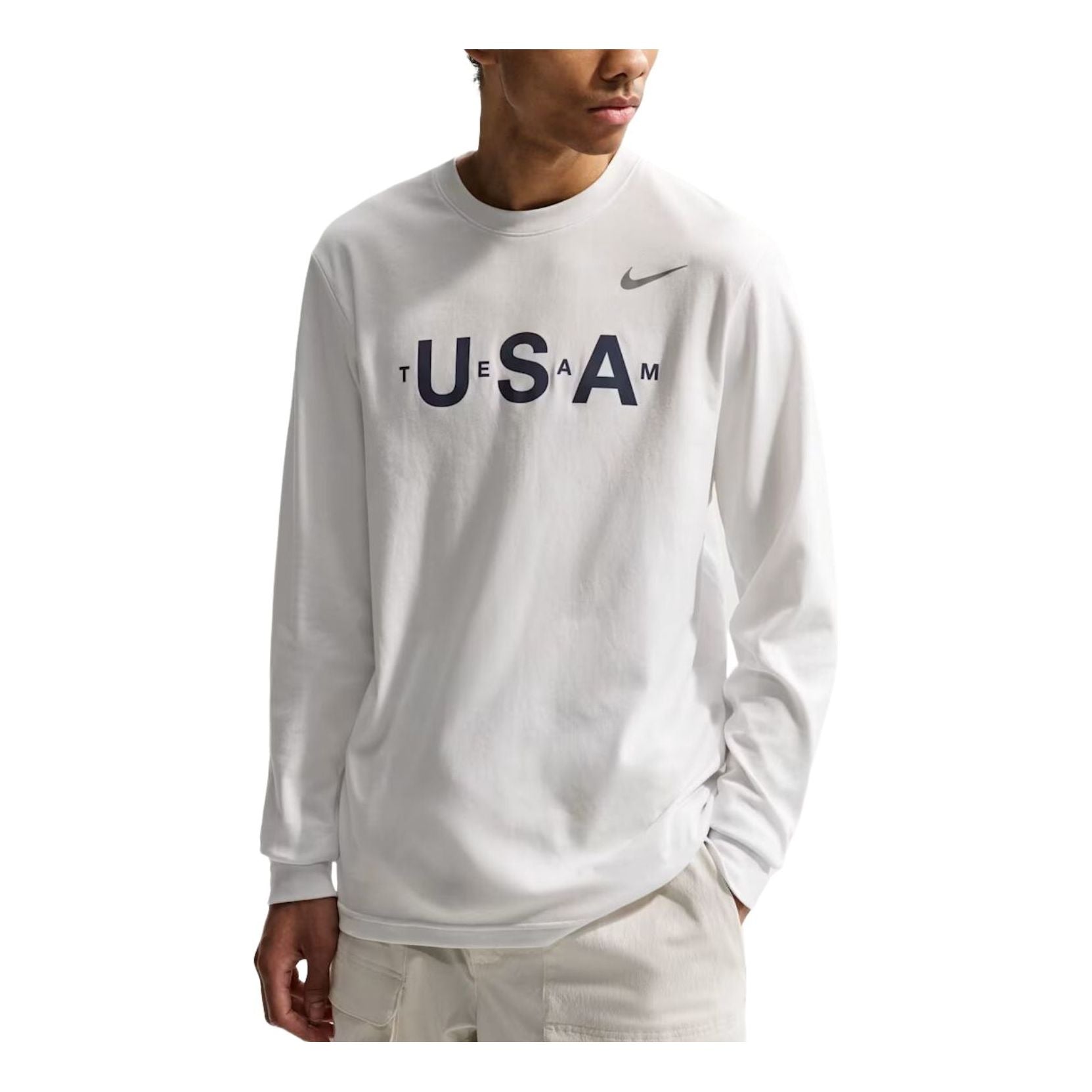 Футболка с длинными рукавами Nike Team USA Primary Dri-FIT 'Summit White'
Футболка с длинными рукавами Nike Team USA Primary Dri-FIT 'Summit White'