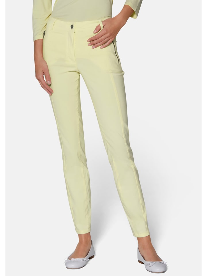 MADELEINE Узкие брюки с карманами на молнии, ванильного цвета
MADELEINE Узкие брюки с карманами на молнии, ванильного цвета