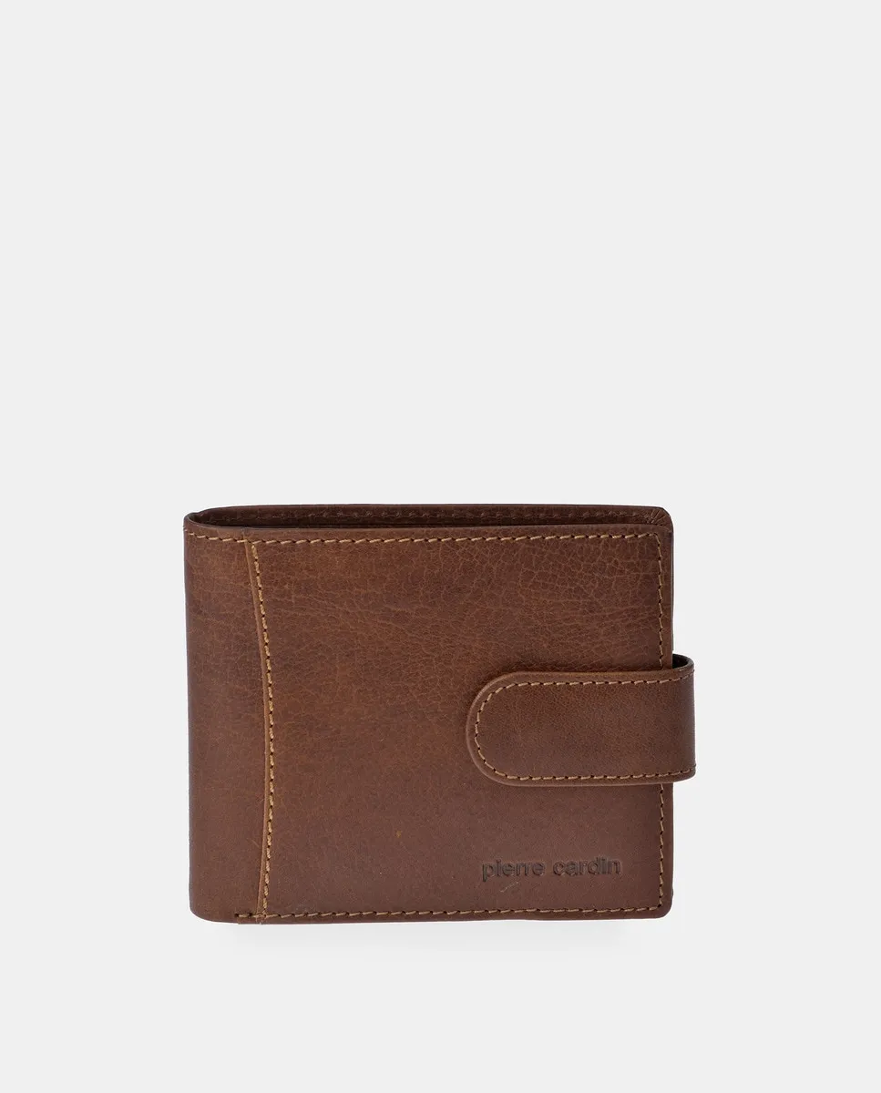 Американский кошелек для мужчин из веганской кожи с застежкой и отделением для монет Pierre Cardin, светло-коричневый
Американский кошелек для мужчин из веганской кожи с застежкой и отделением для монет Pierre Cardin, светло-коричневый