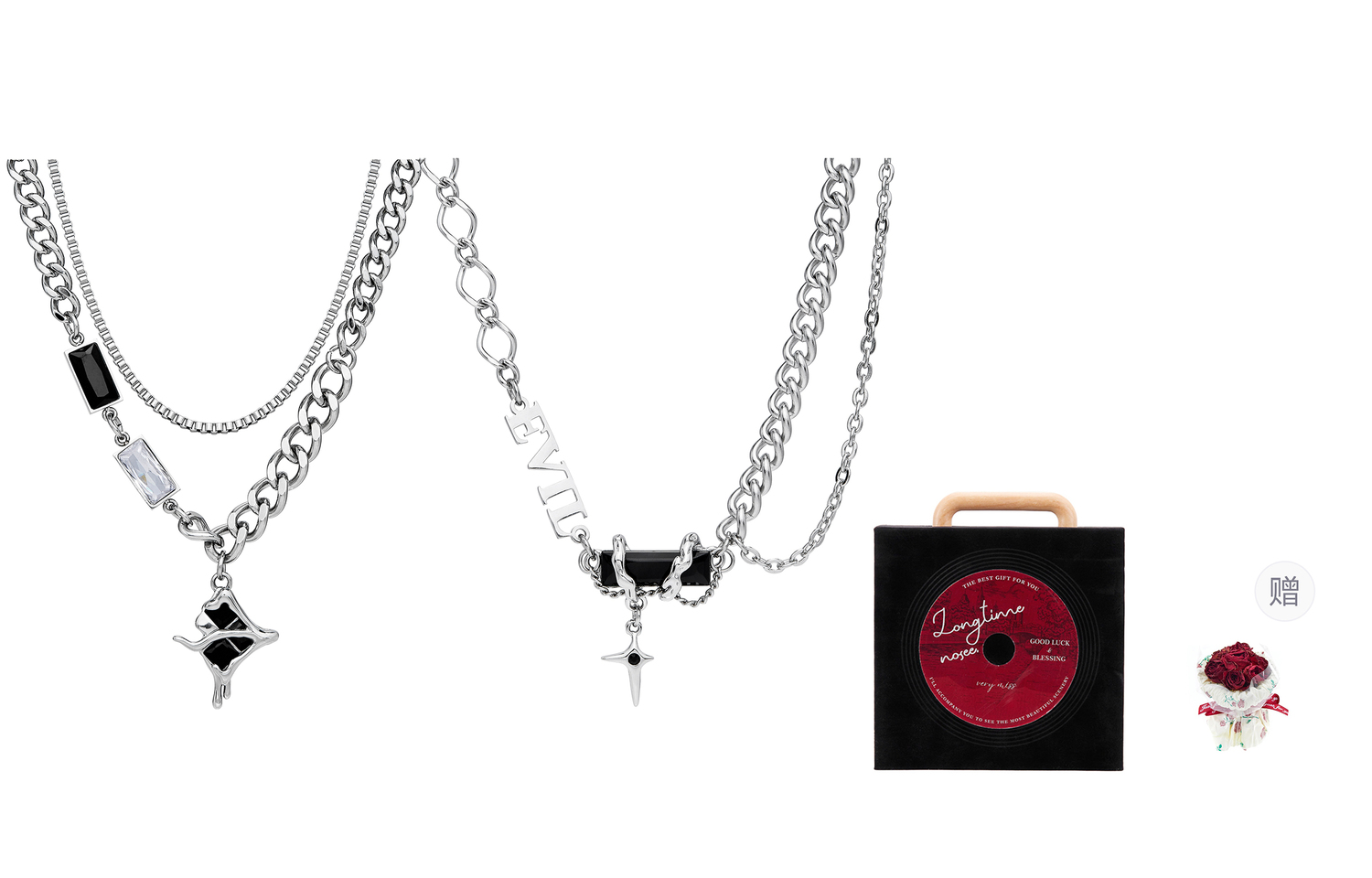 Титановая стальная цепь унисекс ENFANTIN, Combo One - Echo Of Love Box+Pocket Bouquets
Титановая стальная цепь унисекс ENFANTIN, Combo One - Echo Of Love Box+Pocket Bouquets