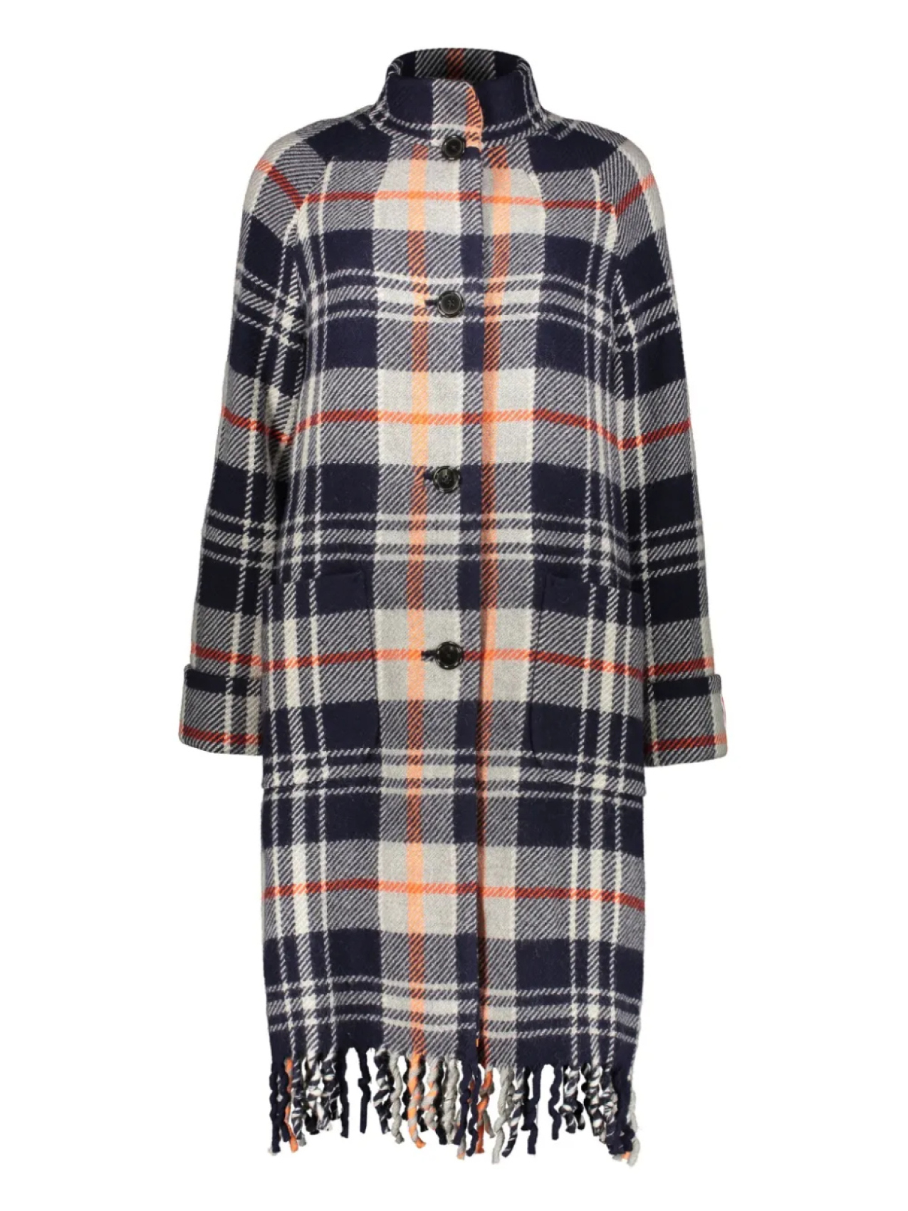 Клетчатое шерстяное пальто Kenzo, синий
Клетчатое шерстяное пальто Kenzo, синий