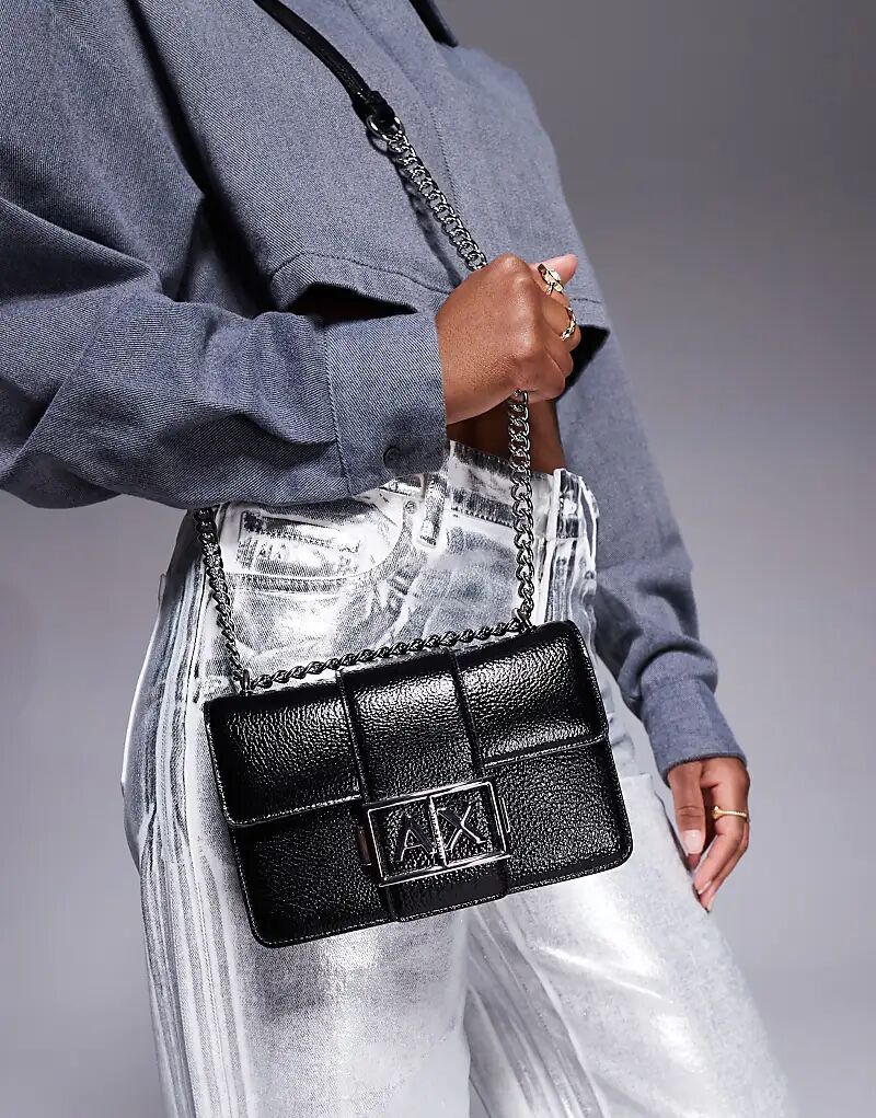 Сумка через плечо черного и серебристого цветов Armani Exchange, Черный, Сумка через плечо черного и серебристого цветов Armani Exchange
Сумка через плечо черного и серебристого цветов Armani Exchange, Черный, Сумка через плечо черного и серебристого цветов Armani Exchange