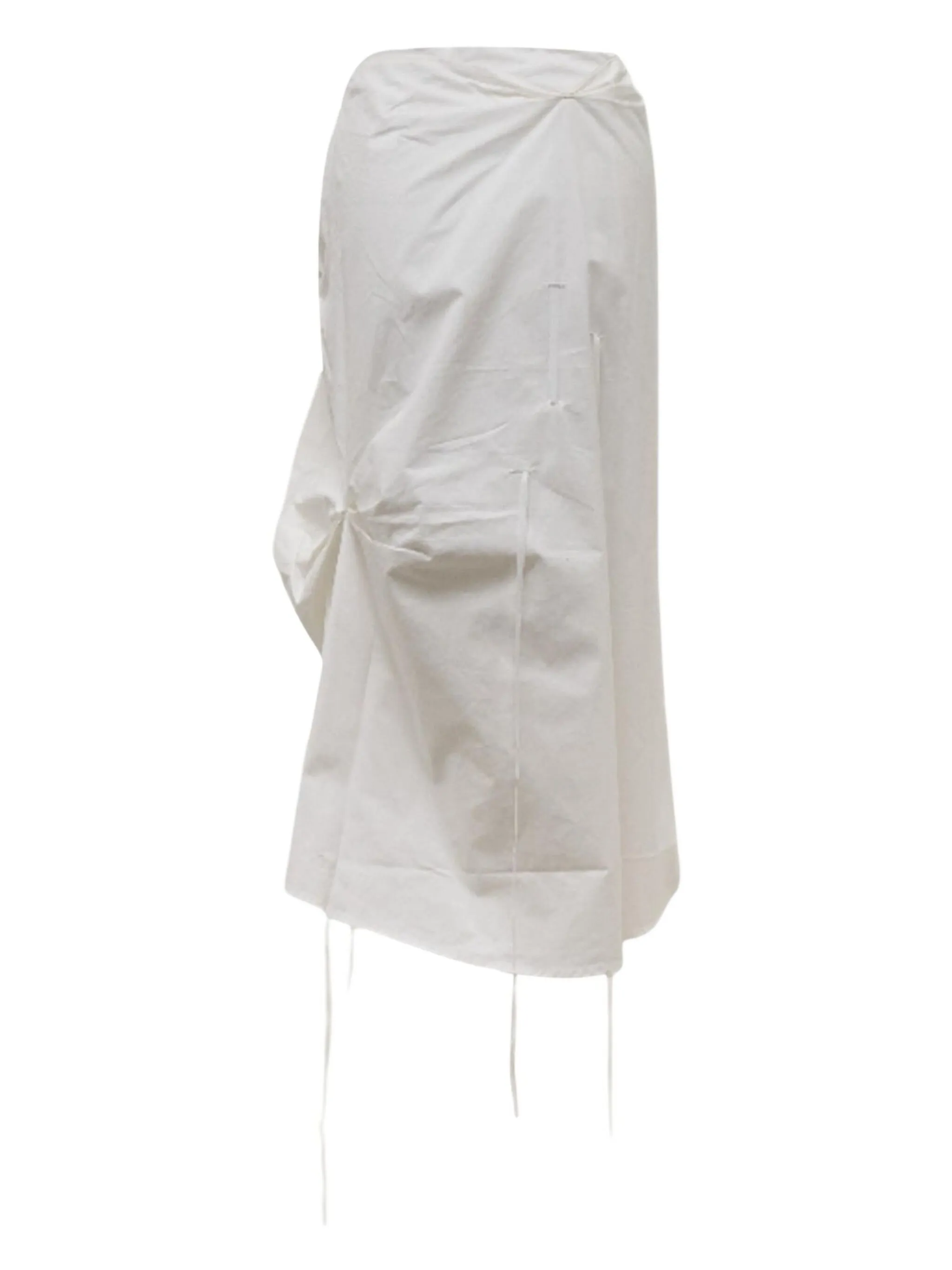 Асимметричная юбка с драпировкой на бретельках Hache, белый
Асимметричная юбка с драпировкой на бретельках Hache, белый
