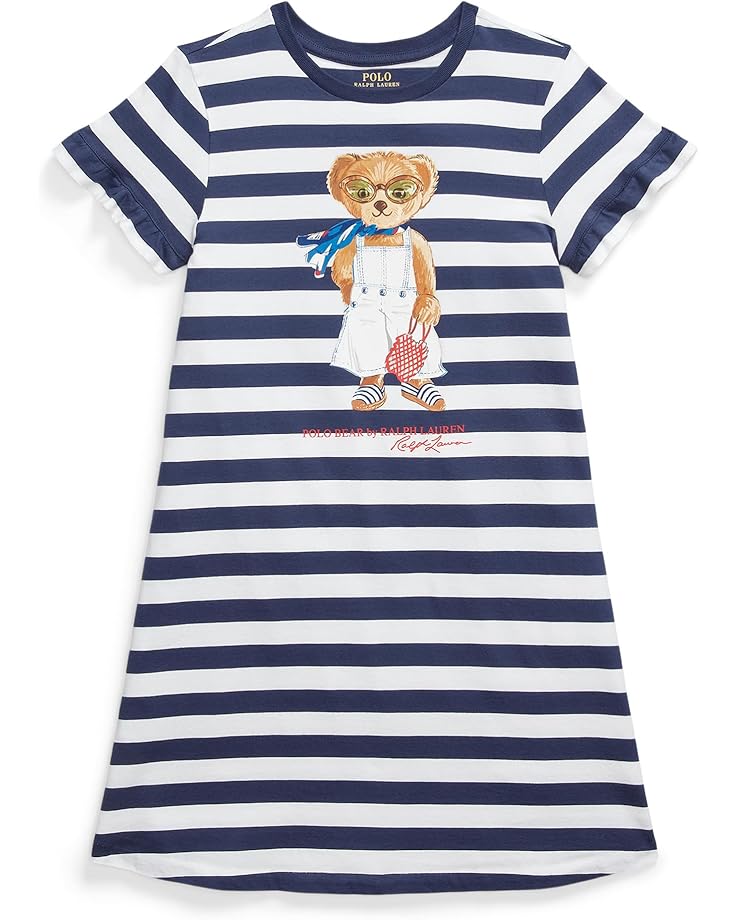 Платье Polo Ralph Lauren Kids Striped Polo Bear Cotton Tee Dress, цвет Navy/White Stripe
Платье Polo Ralph Lauren Kids Striped Polo Bear Cotton Tee Dress, цвет Navy/White Stripe