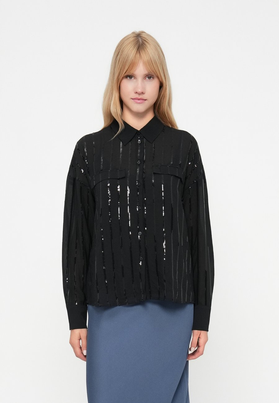 Блуза VILA VILOVANA STRIPE SHIRT, Black Beauty/Black
Блуза VILA VILOVANA STRIPE SHIRT, Black Beauty/Black